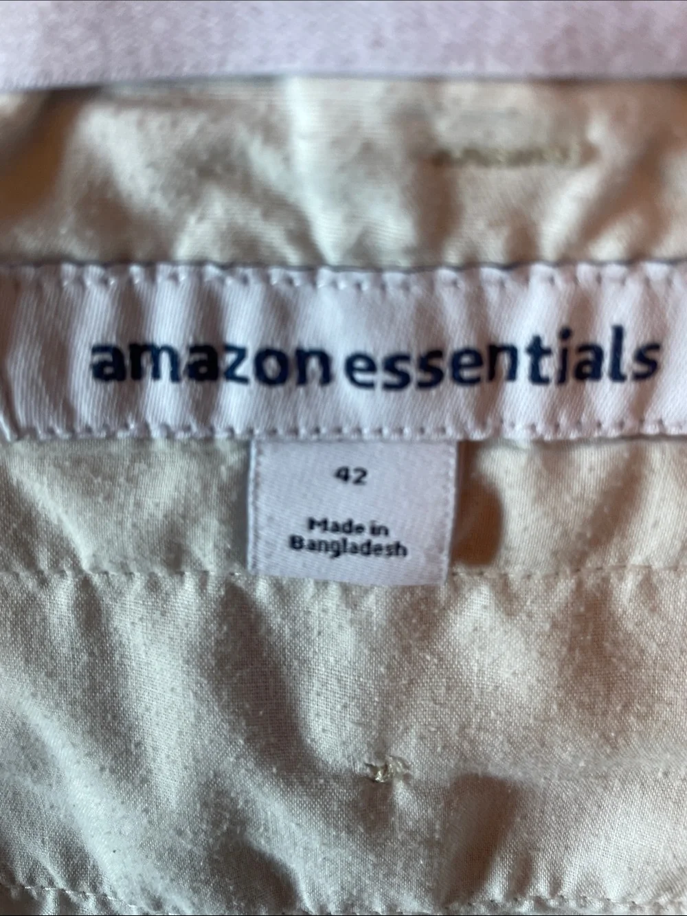 Men's khaki Stretch Casual Shorts 42
